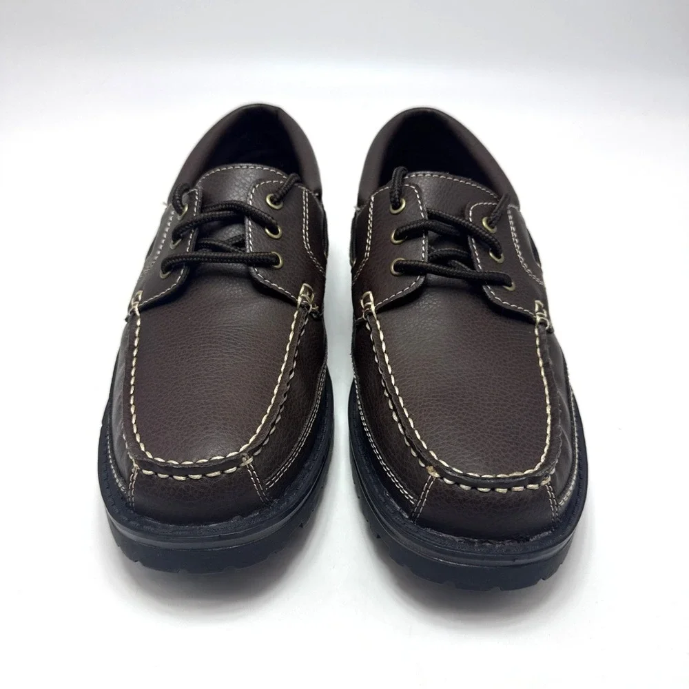 G.H. Bass Eagan Brown Boat Shoes 1660-200 Men's Size 7.5 M
